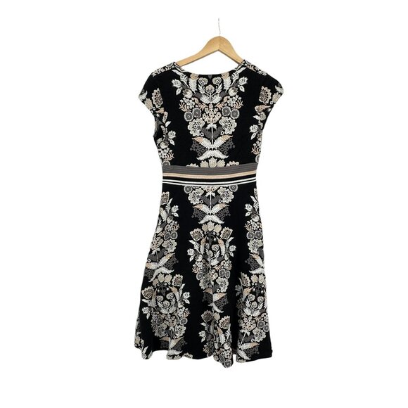 Ettitwa Dress Womens Size‎ 4 Brocade Floral Dark Romantic Floral Whimsigoth - Picture 9 of 13
